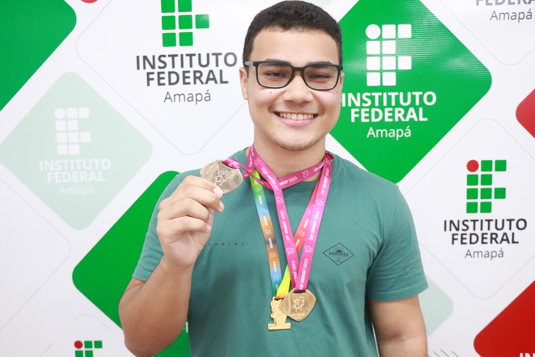 Luís Henrique, medalha de prata na Obmep 2023