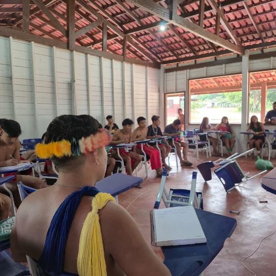Aula inicial do curso ASA Wajãpi
